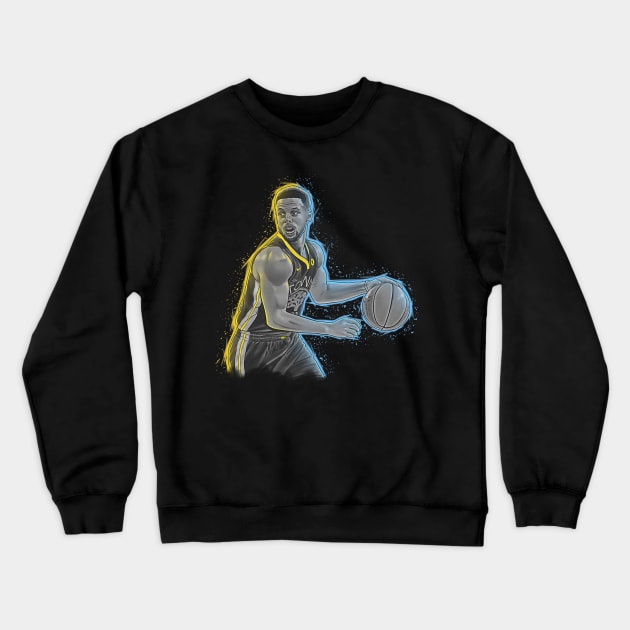 Stephen Curry boys Crewneck Sweatshirt by mandibasah88